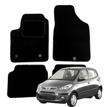 HYUNDAI I10 КОВРИКИ WELUROWE DO АВТО 2008-2013 B