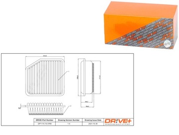 ФИЛЬТР ВОЗДУХА TOYOTA 2.2D 12-18 RAV 4 IV VAN DRIVE+