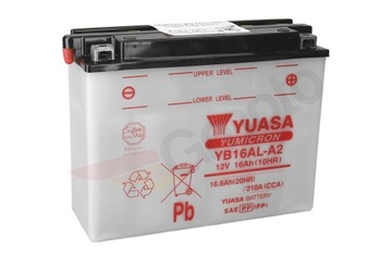 АККУМУЛЯТОР YUASA YB16AL-A2 DUCATI 851 750 VMAX XV