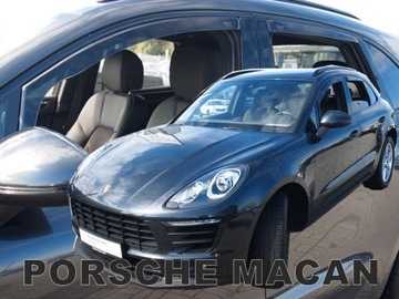 ОБТЕКАТЕЛИ HEKO PORSCHE MACAN OD 2013 4 ШТ. PRZÓD+TYŁ