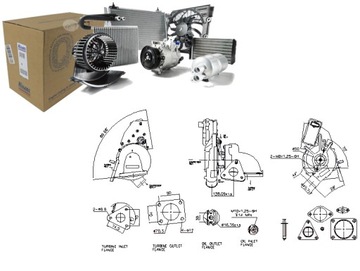 КОМПРЕССОР NISSENS 93128 FORD TRANSIT LAND ROVER DEFENDER 2.4D