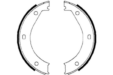 КОЛОДКИ ТОРМОЗНЫЕ BMW 5 E34 88-95 RECZNY METELLI