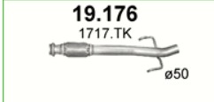 ТРУБА PEUGEOT 207 CITROEN C3 19.176