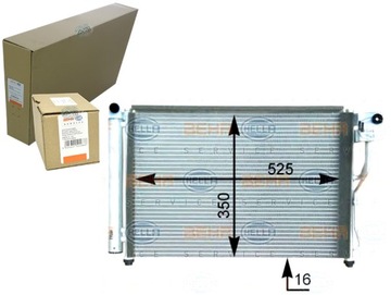 КОНДЕНСАТОР РАДИАТОР КОНДИЦИОНЕРА BEHR HELLA TSP022