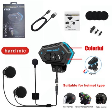 New BT12 Motorcycle Helmet Headset Handsfree call