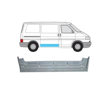 РЕМ.КОМПЛЕКТ ДВЕРЬ VOLKSWAGEN TRANSPORTER T4 90 -