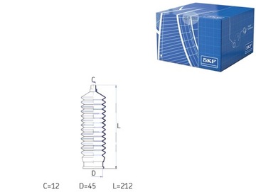 SKF ТЯГА РУЛЕВАЯ 983608 83608