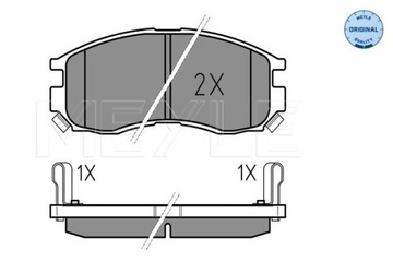 КОЛОДКИ HAM. MITSUBISHI P. COLT/ECLIPSE/G 0252164716/W