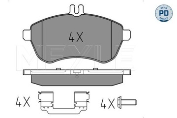 КОЛОДКИ ТОРМОЗНЫЕ MEYLE 025 243 0620-1/PD