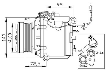 NRF 32165 КОМПРЕССОР, КОНДИЦИОНЕР