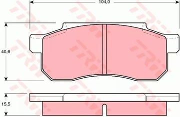 КОЛОДКИ HAM. HONDA P. CITY- JAZZ 1.2- 1.3 83- 08