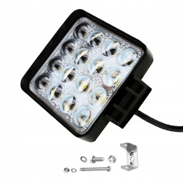 ФАРА РАБОЧАЯ ПРОТИВОТУМАНКА 16 LED (СВЕТОДИОД ) 48W HONDA ПУЛЬТ