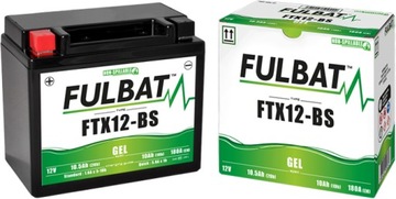 АККУМУЛЯТОР FULBAT YTX12-BS (ГЕЛЕВИЙ, BEZOBSŁUGOWY)