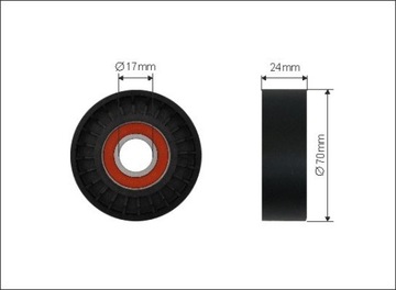 РОЛИК NAPINACZA SKODA OCTAVIA II 1.9 TDI 2004-2013