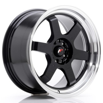 JAPAN RACING JR12 18X10 ET0 5X114,3 5X120 GLOSS BLACK КОМПЛЕКТ + CERAMIKA