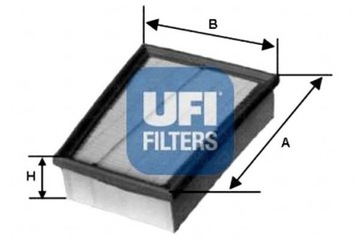 UFI ФИЛЬТР ВОЗДУХА CORDOBA III 1.9TDI 02-