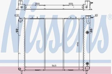 РАДИАТОР ДВИГАТЕЛЯ JEEP