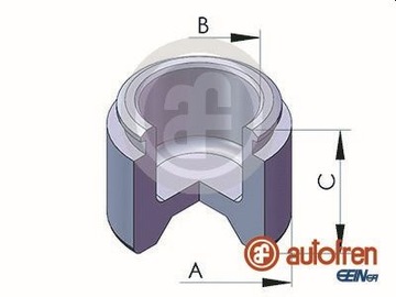 AUTOFREN SEINSA D02522 ПОРШЕНЬ, СУПОРТ ГАЛЬМА