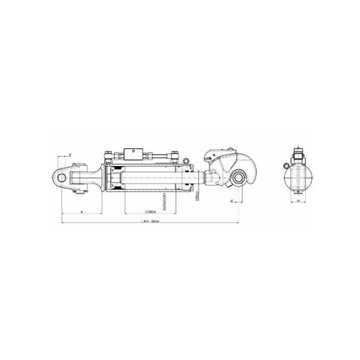 СОЕДИНИТЕЛЬ ГИДРАВЛИЧЕСКИЙ 3 KAT. 637-887 MM, ЦВЕТ ZIEL