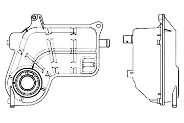 MAHLE БАК РАЗШИРИТЕЛЬНЫЙ ЖИДКОСТИ ОХЛАЖДАЮЧЕЙ AUDI A6 C5 ALLROAD C5