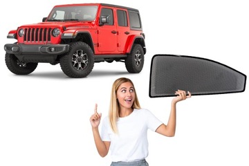 JEEP WRANGLER JL 18- 4D ZASŁONKI PRZECIWSŁONECZNE