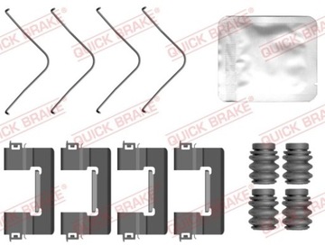 КОМПЛЕКТ INST. КОЛОДОК ТОРМОЗНОЙ VOLVO ПЕРЕД XC40 2,0 17 QB109-0163