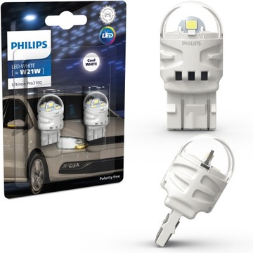 ЛАМПОЧКИ LED (СВЕТОДИОД ) PHILIPS ULTINON PRO3100 W21W 6000K