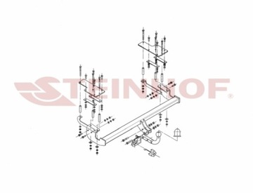 КРЮК БУКСИРОВОЧНЫЙ FIAT SEDICI / SUZUKI SX4 2006-