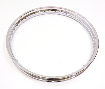 SCHEIBE VORNE 21X1,60 CHROM DELUX JUNAK M10 ADAPTER SCRAMBLE