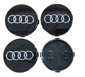 4 ШТ КОВПАЧКИ KAPSLE КОВПАЧКИ ДИСКИ ШЕСТЕРНІ WYMIARY 59MM DO AUDI A1 A2 A3 S3