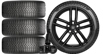 НОВЫЕ ШЕСТЕРНИ ЗИМА HONDA ACCORD PIRELLI 225/45R18+TPMS