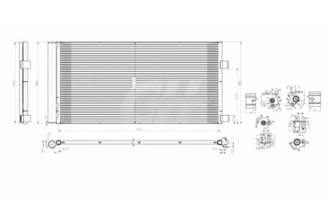 HART КОНДЕНСАТОР КОНДЕНСАТОР КОНДИЦИОНЕРА LAGUNA 2.0DCI 07-