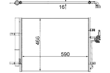 MAHLE КОНДЕНСАТОР КОНДИЦИОНЕРА FORD MONDEO IV LAND ROVER RANGE ROVER