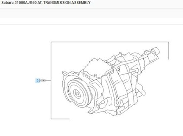 КОРОБКА ПЕРЕДАЧ CVT SUBARU IMPREZA 2017-23 TR580GDJAB