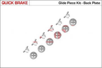 QUICK BRAKE КОМПЛЕКТ МОНТАЖНЫЙ КОЛОДОК ТОРМОЗНЫХ SKODA FELICIA CUBE