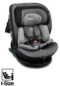 CARETERO СИДЕНЬЕ АВТОМОБИЛЬНЫЙ ПОВОРОТНОЕ MOKKI I-SIZE ISOFIX 40-150 GREY