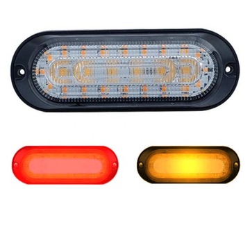 ФАРА LED (СВЕТОДИОД ) STROBOSKOPOWA + POZYCYJNE I СТОП 3W1 12V 24V ЕВАКУАТОР POMOC ДОРОЖНАЯ