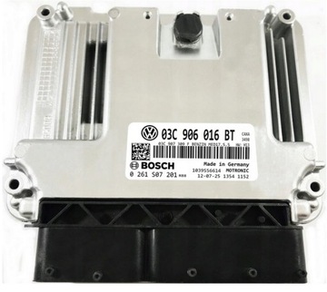 КОМПЬЮТЕР ECU VW GOLF 1.4 03C906016BT 0261S07201 