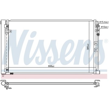 КОНДЕНСАТОР, КОНДИЦИОНЕР NISSENS 941083