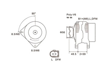 MAGNETI MARELLI ГЕНЕРАТОР AUDI VW SEAT SKODA TDI SDI MAGNETI MARELLI 