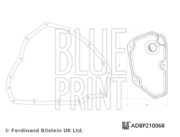 ФИЛЬТР AUTOMATYCZNEJ SKB VW AUDI ADBP210068/BLP