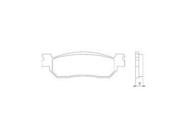 BRENTA КОЛОДКИ ТОРМОЗНЫЕ KH275 SPIEK METALICZNY (ЗОЛОТЫЕ) (FT 4022)