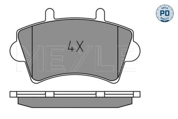 КОЛОДКИ ТОРМОЗНЫЕ RENAULT ПЕРЕД MASTER 00- 0252361318/PD