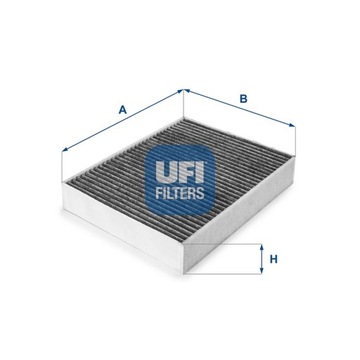 ФИЛЬТР, ВЕНТИЛЯЦИЯ СТОРОНЫ ПАССАЖИРА UFI 54.226.00