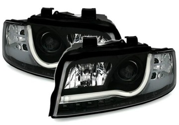 ФОНАРИ ПЕРЕДНЯЯ AUDI A4 00-04 BLACK TFL LIGHT BAR