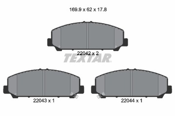 КОЛОДКИ ТОРМОЗНЫЕ - КОМПЛЕКТ 2204201