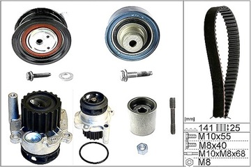 INA КОМПЛЕКТ РЕМНЯ ГРМ Z ПОМПОЙ ВОДЫ SEAT CORDOBA IBIZA III SKODA