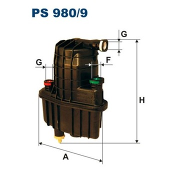 ФИЛЬТР ТОПЛИВА ФИЛЬТРON PS 980/9