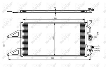 NRF 35489 КОНДЕНСАТОР, КОНДИЦИОНЕР