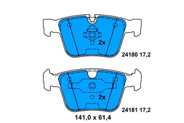 ATE КОЛОДКИ ТОРМОЗНЫЕ ЗАД MERCEDES M W164 R W251 V251 S C216 S W221